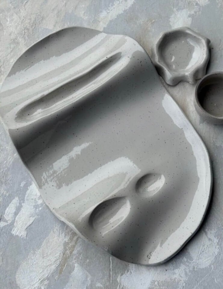 Benekli Wave Peynir Tabağı