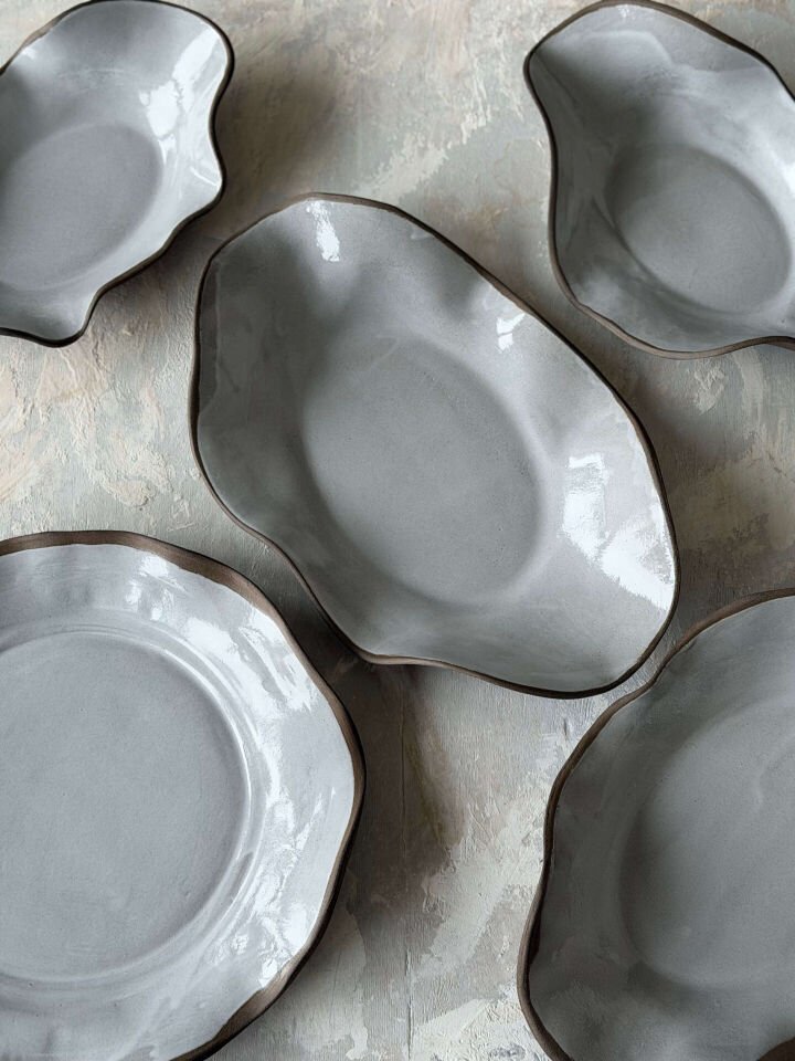 Volanlı Yuvarlak Tabak