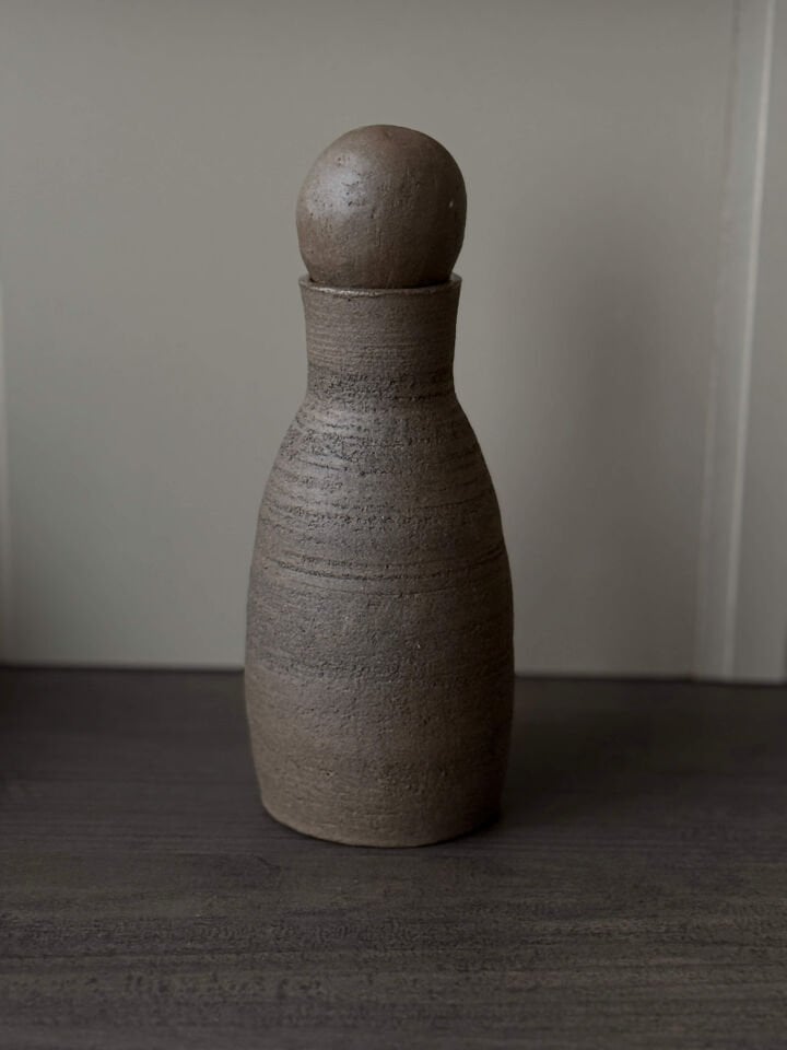 Stoneware Dekoratif Şişe/Vazo