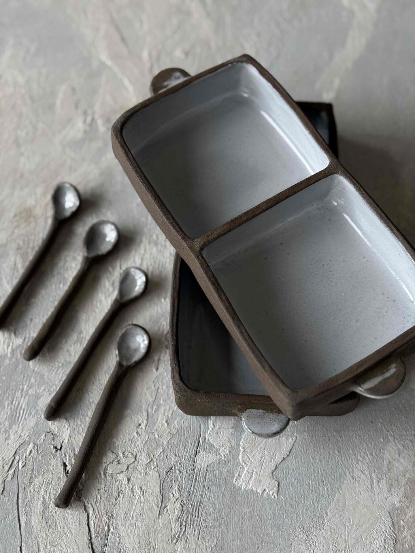 İki Bölmeli Kutu Tabak