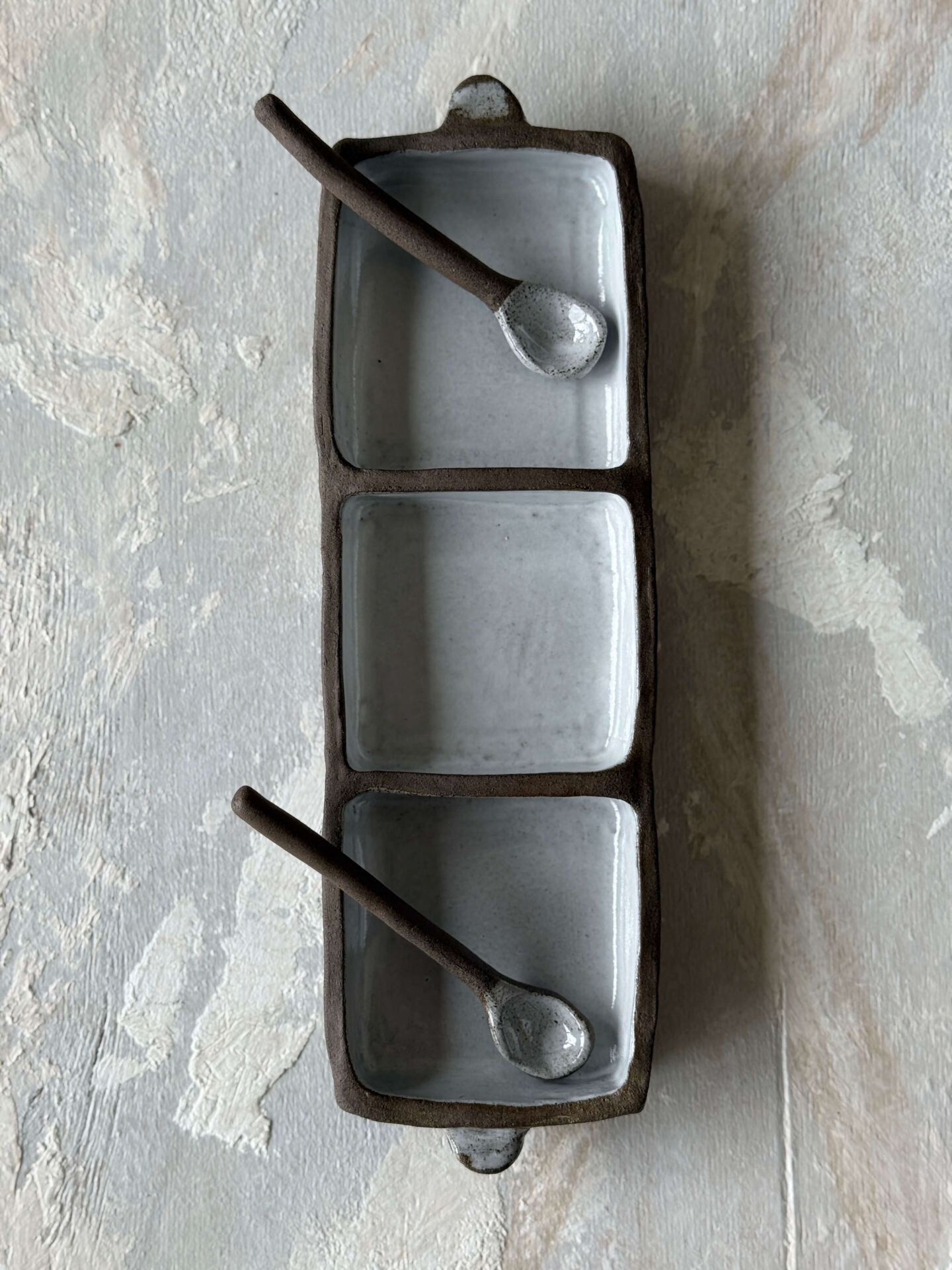 Üç Bölmeli Kutu Tabak