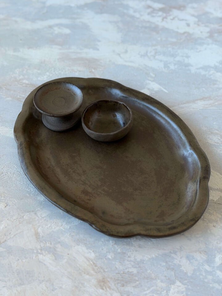 Rustik Sunum Tepsisi