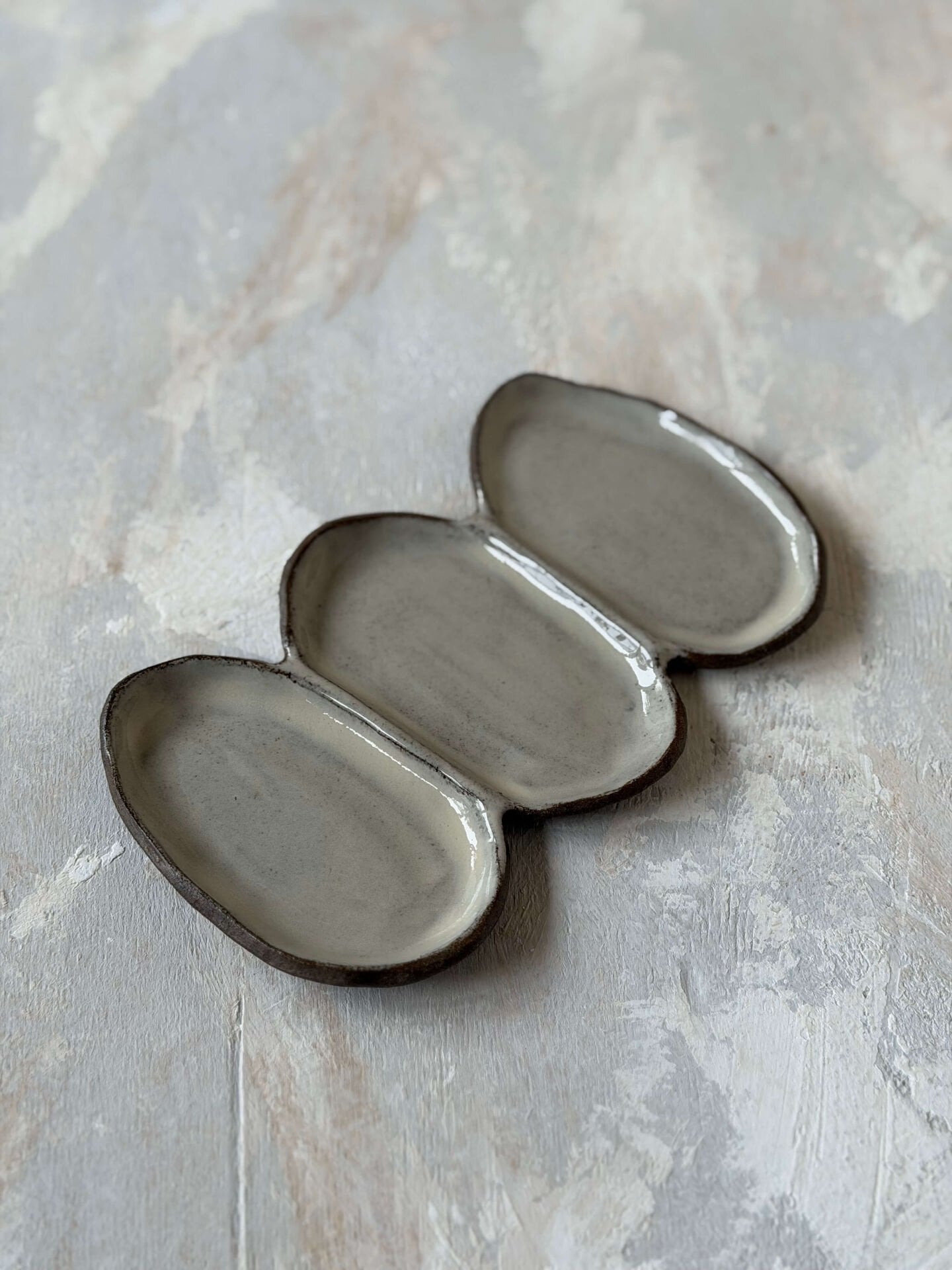 3lü Kayık Sunum Tabağı