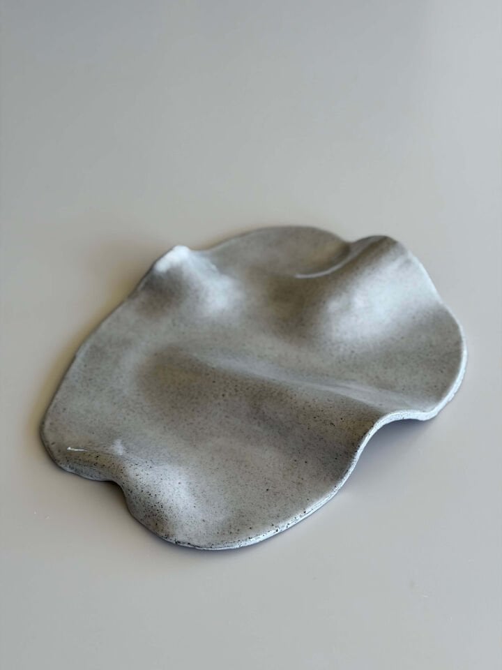 Stoneware Peynir Sunum Tabağı