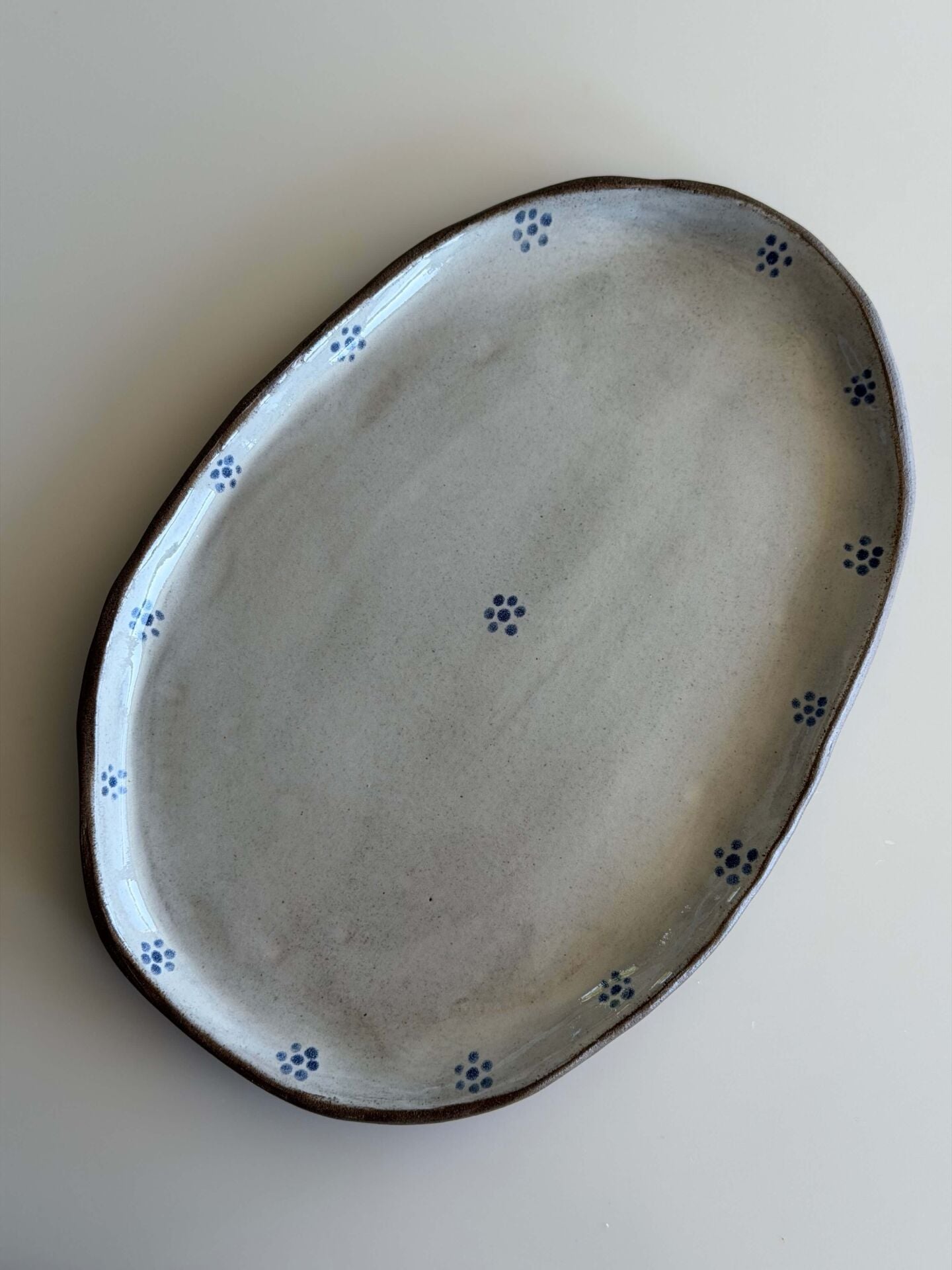 Stoneware Kayık Tabak