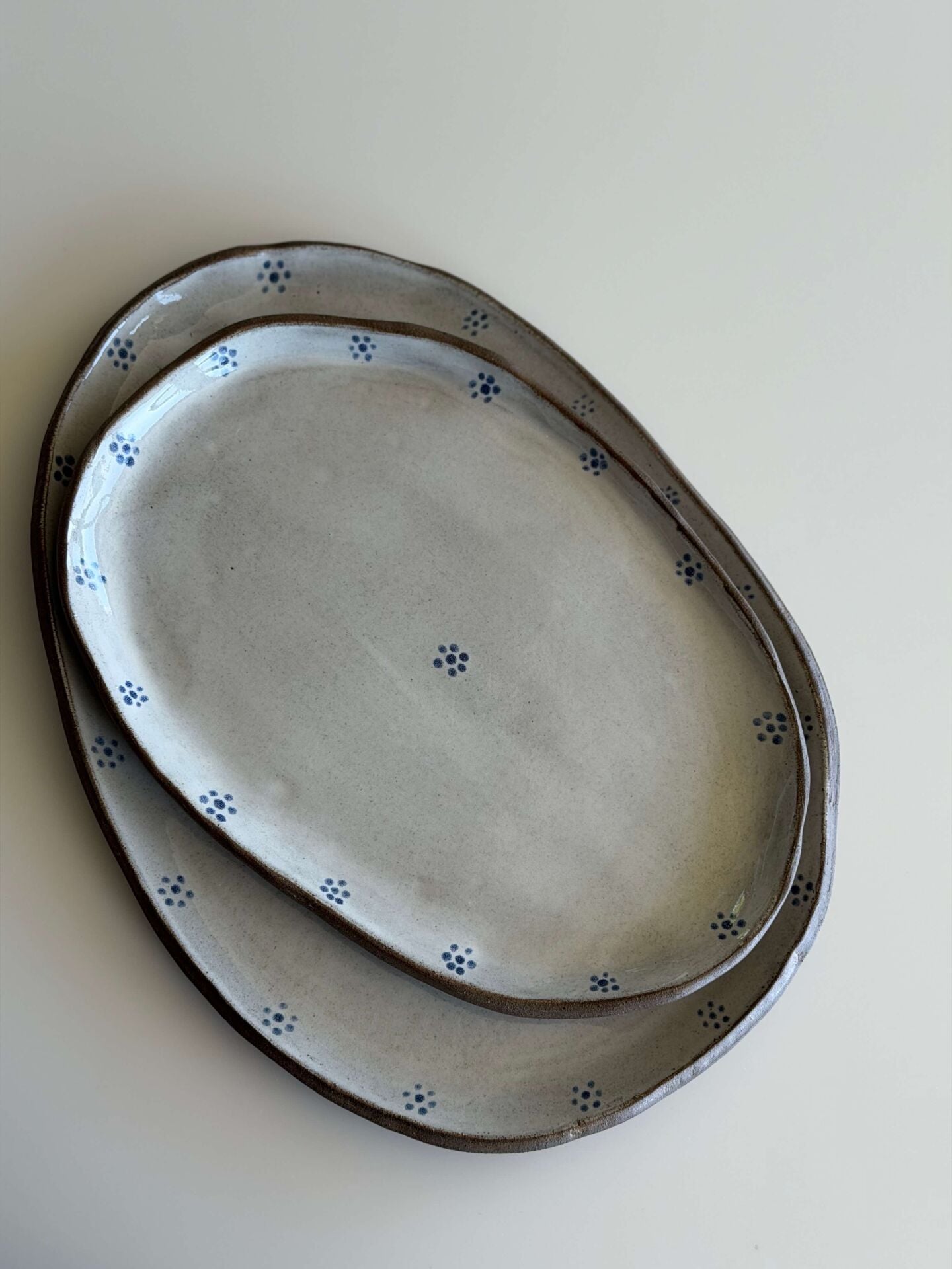 Stoneware Kayık Tabak