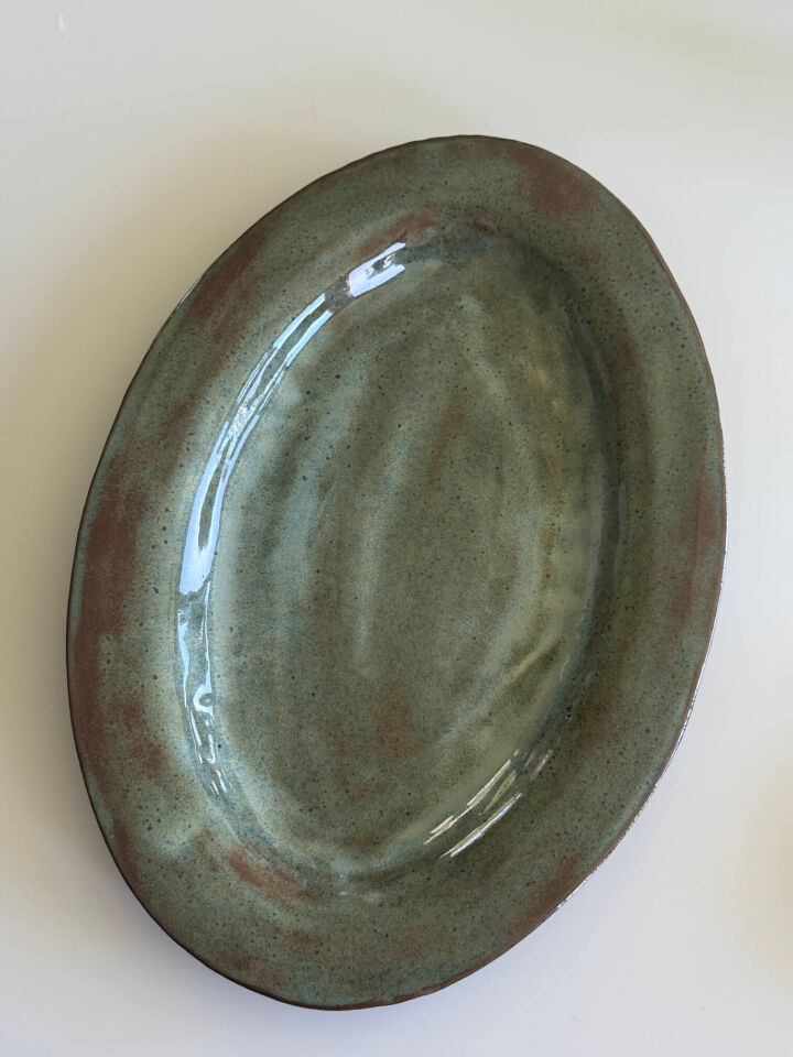 Stoneware Kayık Tabak