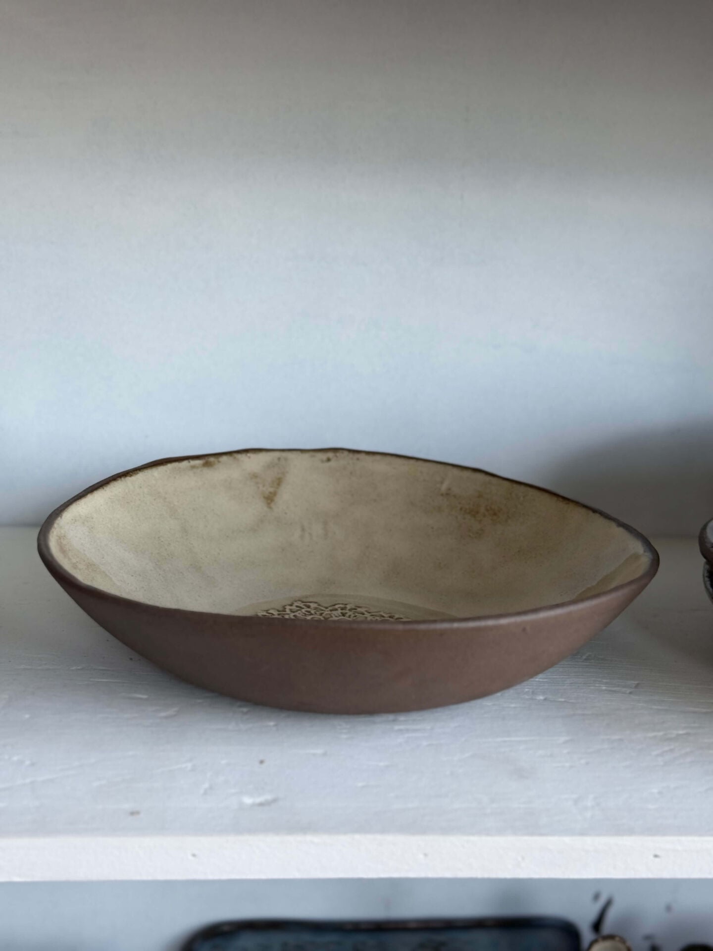 Stoneware Çukur Salata Kasesi