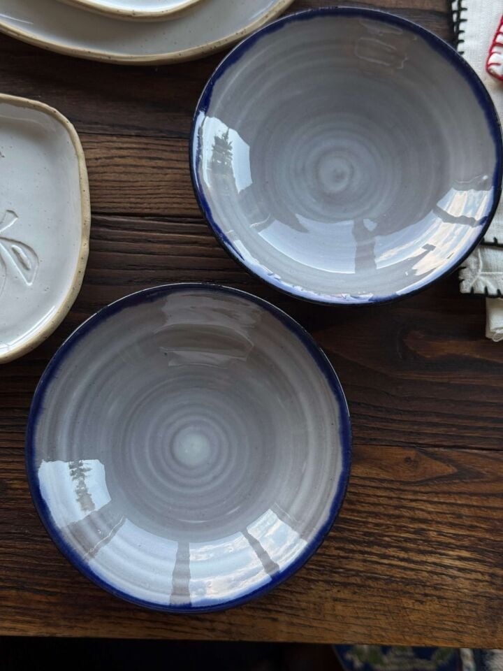 2li Stoneware Çukur Tabak