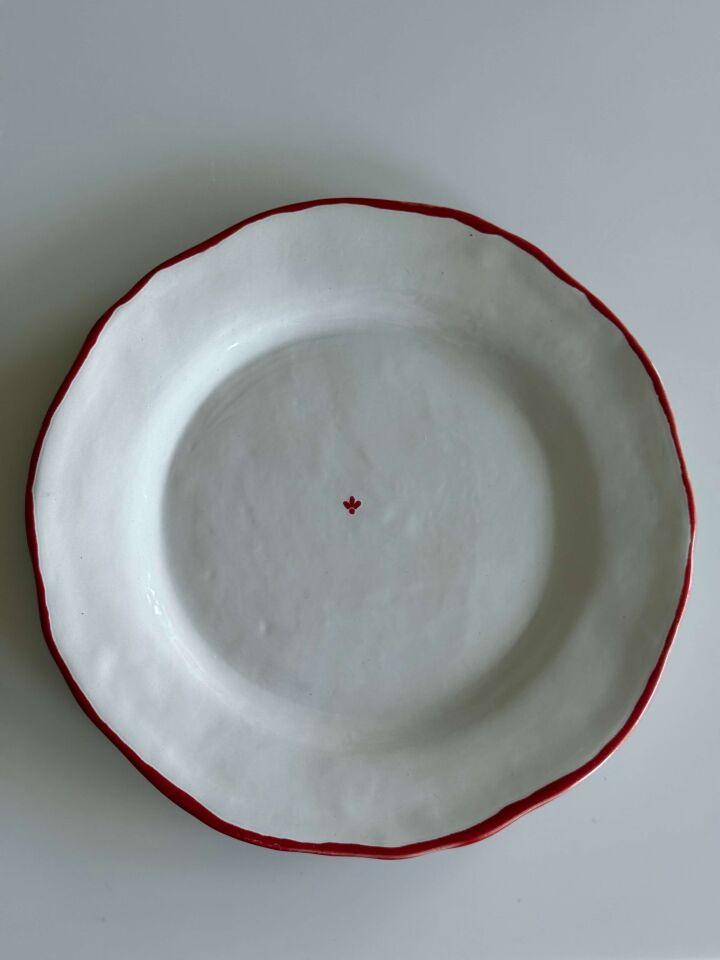 Orlo Rosso Yemek Tabağı