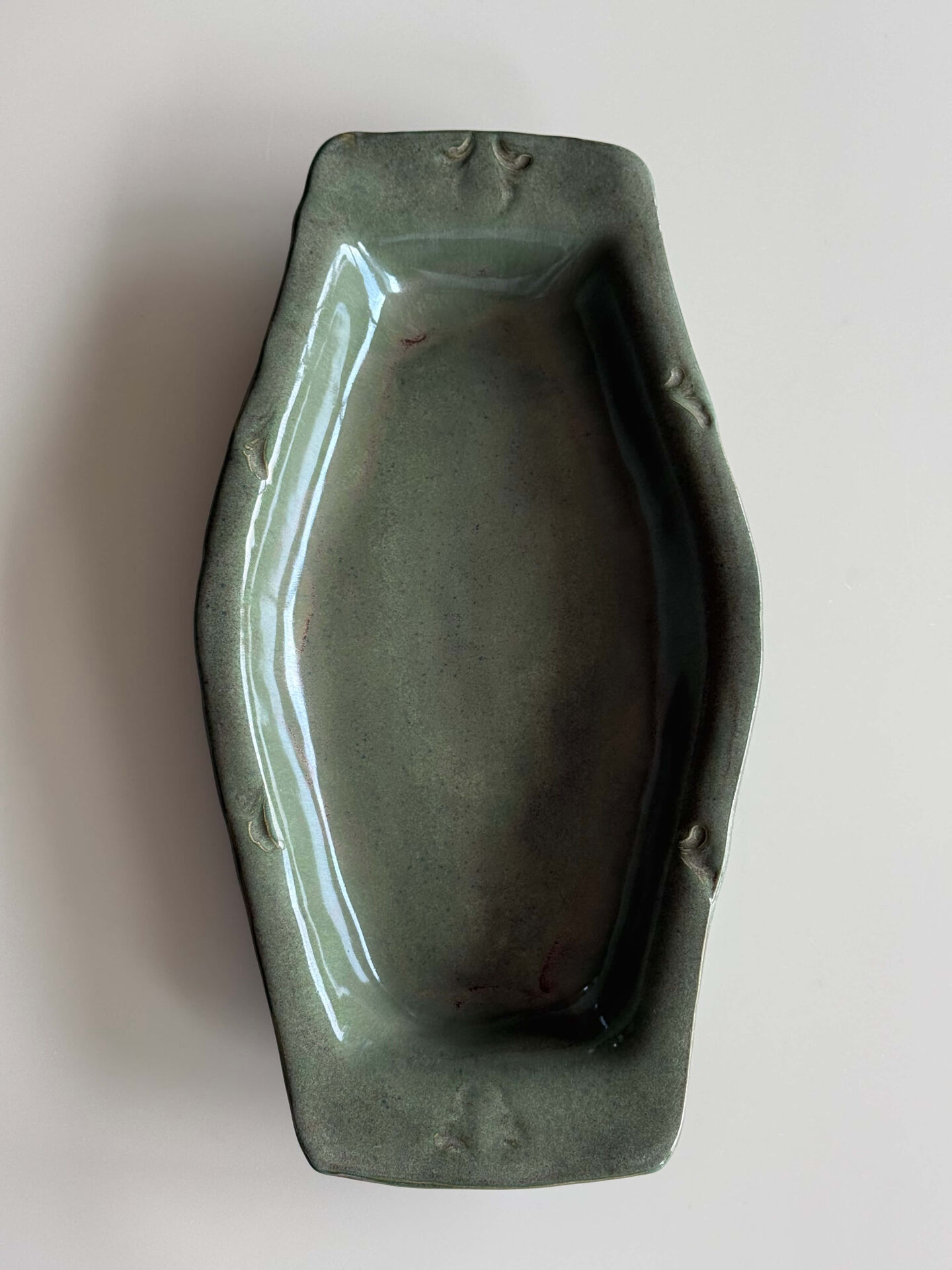Stoneware Rustik Kayık Tabak