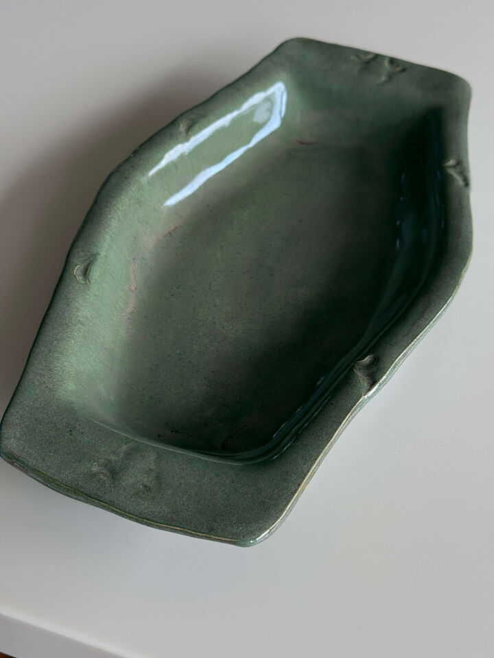Stoneware Rustik Kayık Tabak